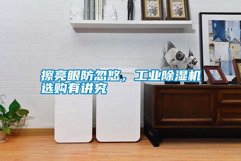 擦亮眼防忽悠，工業(yè)除濕機選購有講究