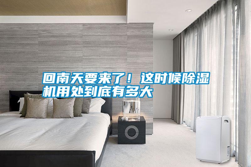 回南天要來(lái)了！這時(shí)候除濕機(jī)用處到底有多大
