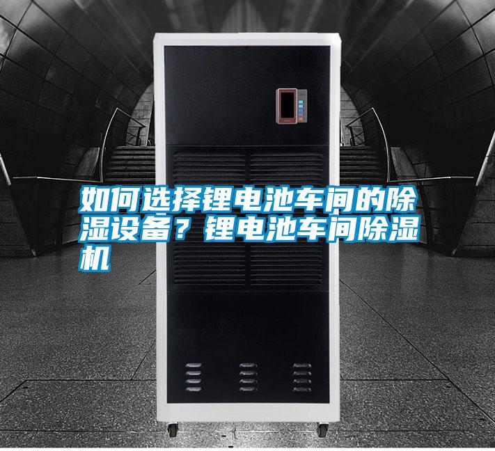 如何選擇鋰電池車間的除濕設(shè)備？鋰電池車間除濕機(jī)