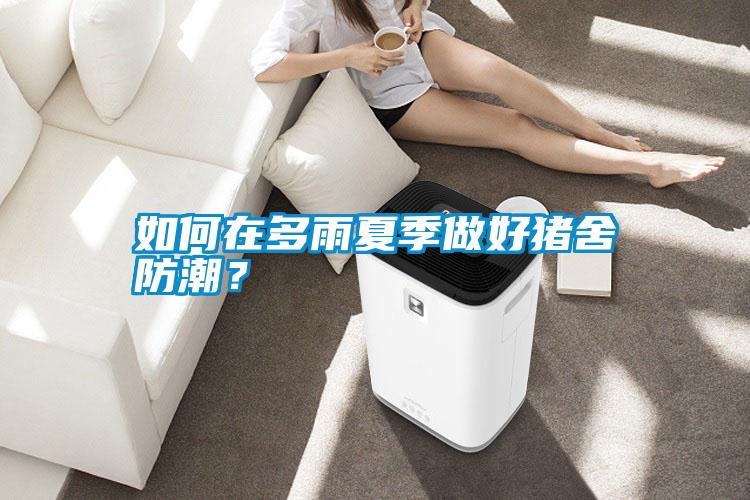 如何在多雨夏季做好豬舍防潮？