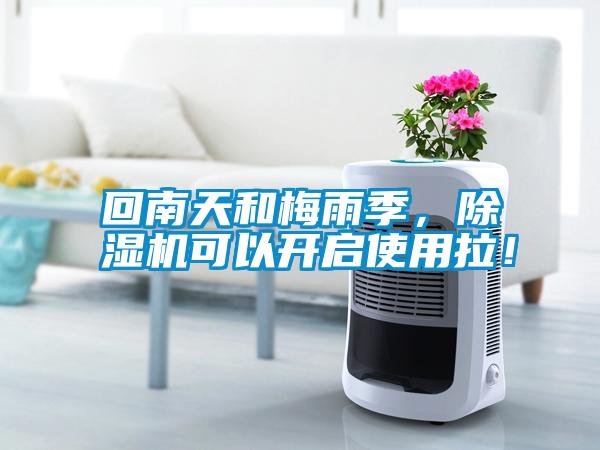 回南天和梅雨季，除濕機(jī)可以開啟使用拉！