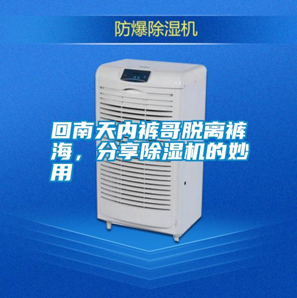 回南天內(nèi)褲哥脫離褲海，分享除濕機(jī)的妙用