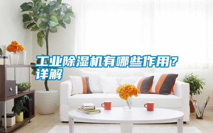 工業(yè)除濕機有哪些作用？詳解