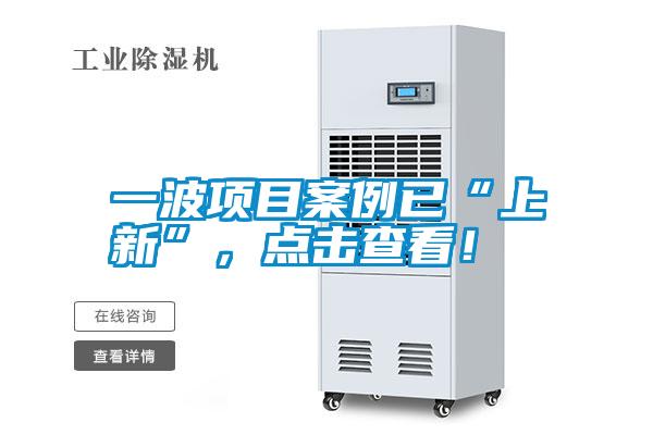 一波項(xiàng)目案例已“上新”，點(diǎn)擊查看！