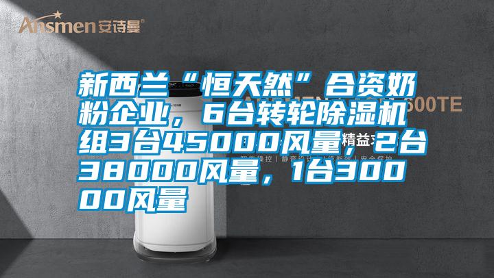 新西蘭“恒天然”合資奶粉企業(yè)，6臺(tái)轉(zhuǎn)輪除濕機(jī)組3臺(tái)45000風(fēng)量，2臺(tái)38000風(fēng)量，1臺(tái)30000風(fēng)量