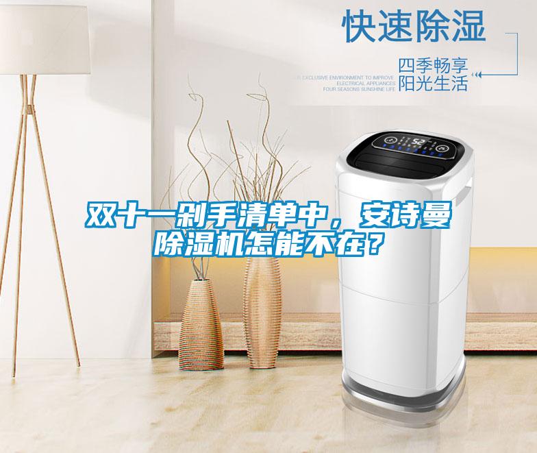 雙十一剁手清單中，安詩(shī)曼除濕機(jī)怎能不在？