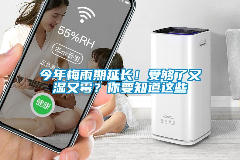 今年梅雨期延長！受夠了又濕又霉？你要知道這些