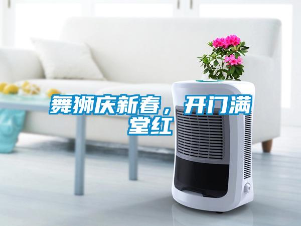 舞獅慶新春，開門滿堂紅