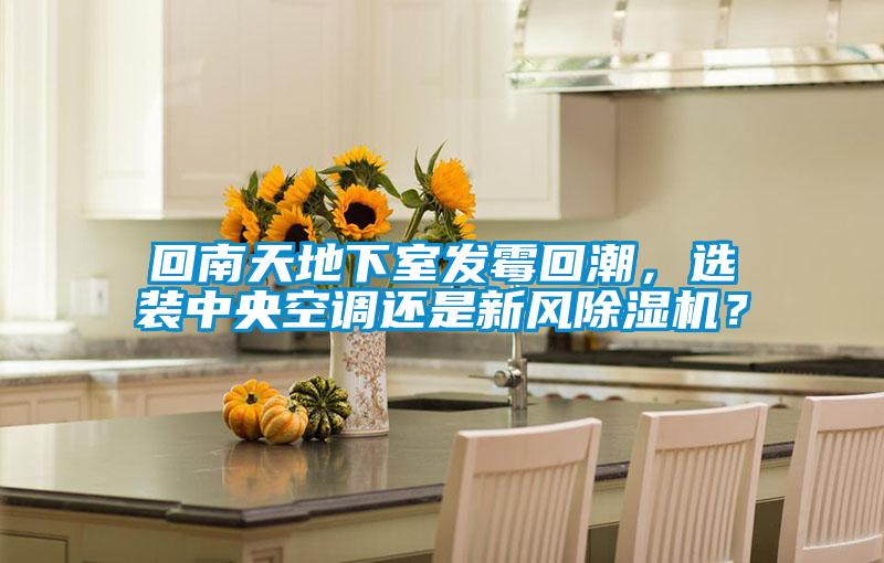 回南天地下室發(fā)霉回潮，選裝中央空調(diào)還是新風(fēng)除濕機(jī)？