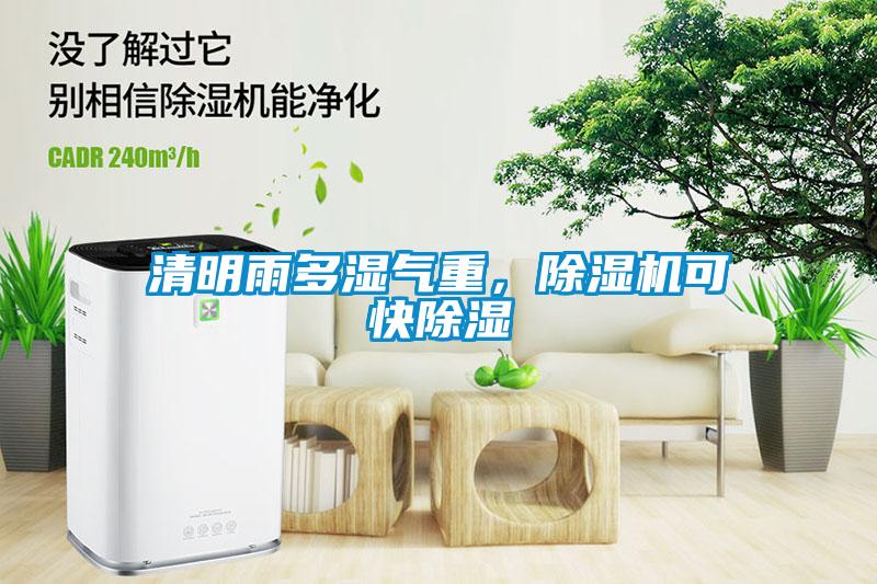 清明雨多濕氣重，除濕機(jī)可快除濕