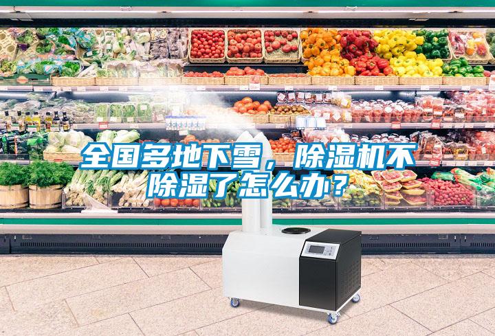 全國多地下雪，除濕機不除濕了怎么辦？