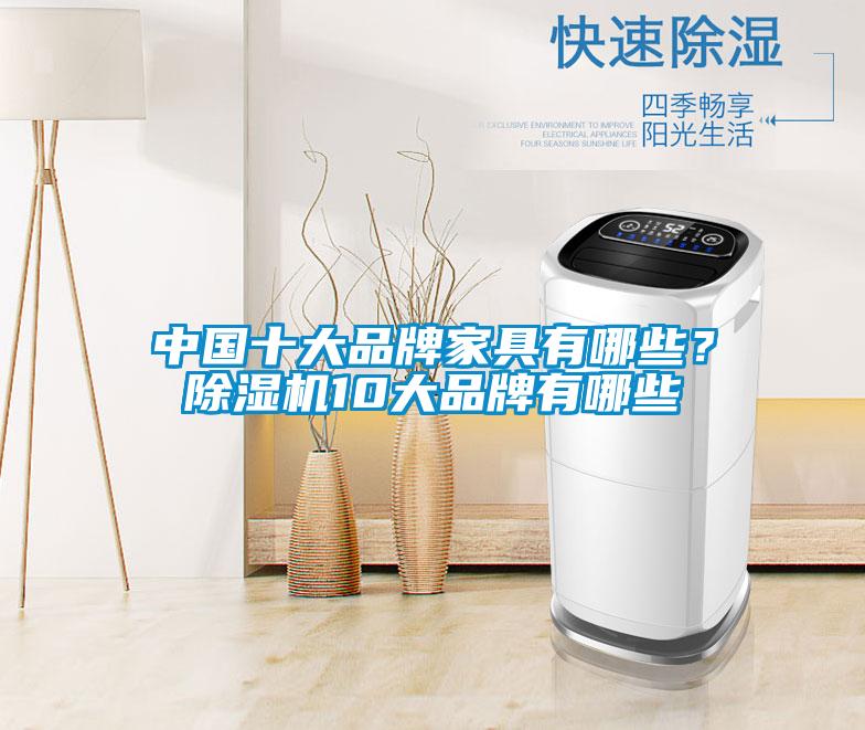 中國十大品牌家具有哪些？除濕機10大品牌有哪些