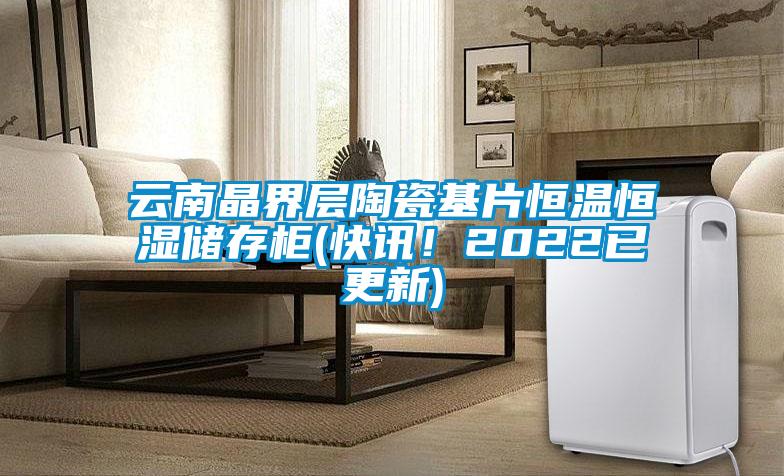 云南晶界層陶瓷基片恒溫恒濕儲存柜(快訊！2022已更新)