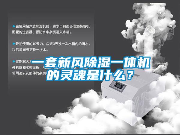 一套新風(fēng)除濕一體機(jī)的靈魂是什么？