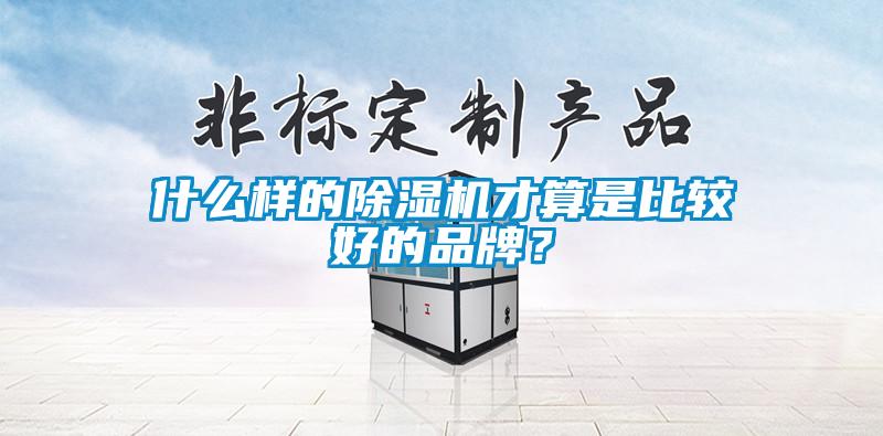 什么樣的除濕機(jī)才算是比較好的品牌？
