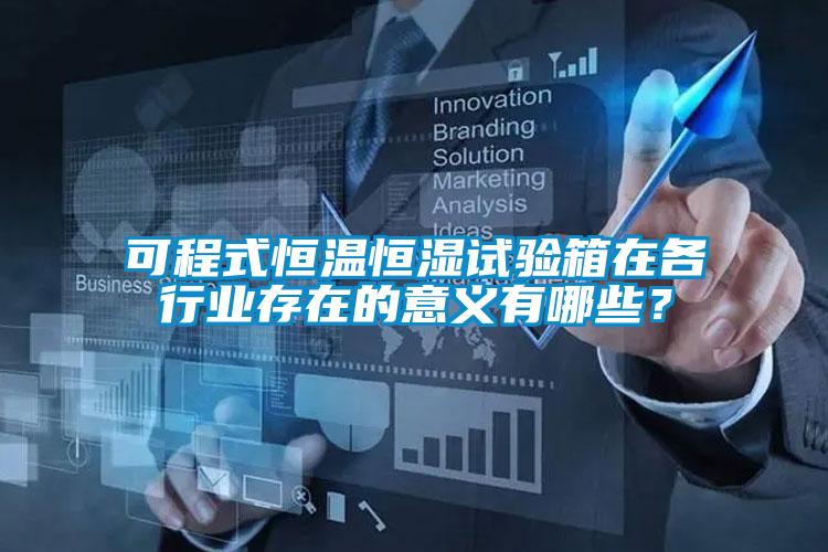 可程式恒溫恒濕試驗箱在各行業(yè)存在的意義有哪些？