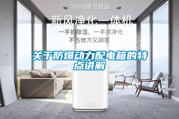 關(guān)于防爆動力配電箱的特點(diǎn)講解