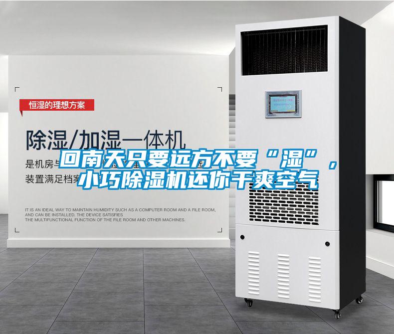 回南天只要遠(yuǎn)方不要“濕”，小巧除濕機(jī)還你干爽空氣
