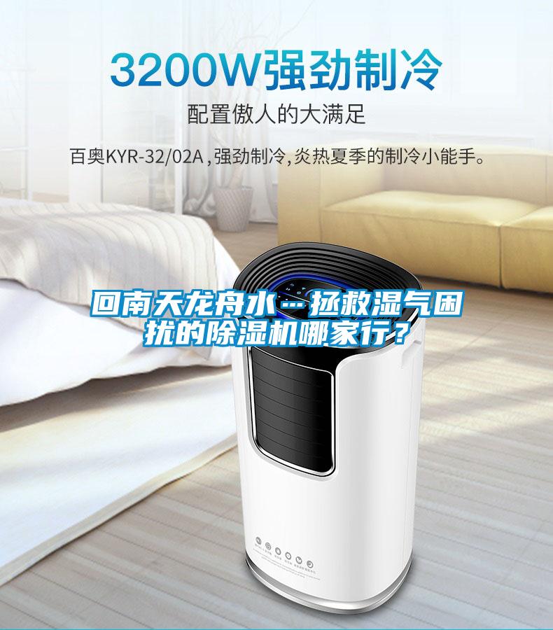 回南天龍舟水…拯救濕氣困擾的除濕機哪家行？