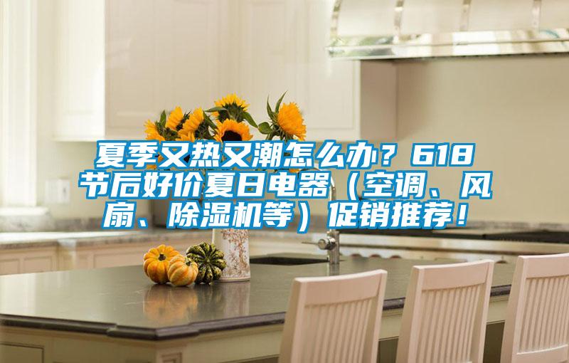 夏季又熱又潮怎么辦？618節(jié)后好價夏日電器（空調(diào)、風(fēng)扇、除濕機等）促銷推薦！