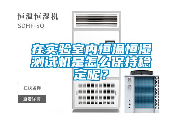 在實(shí)驗(yàn)室內(nèi)恒溫恒濕測試機(jī)是怎么保持穩(wěn)定呢？