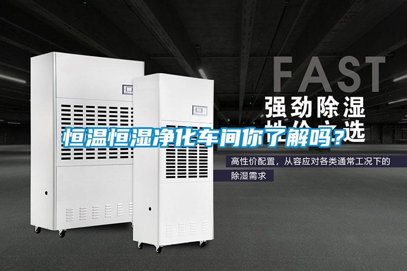 恒溫恒濕凈化車間你了解嗎？