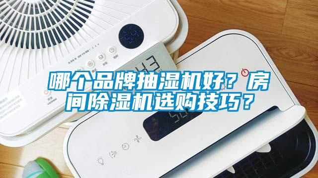 哪個品牌抽濕機好？房間除濕機選購技巧？