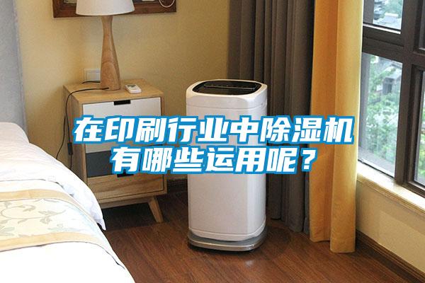 在印刷行業(yè)中除濕機(jī)有哪些運(yùn)用呢？