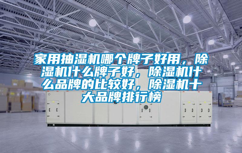 家用抽濕機(jī)哪個牌子好用，除濕機(jī)什么牌子好，除濕機(jī)什么品牌的比較好，除濕機(jī)十大品牌排行榜