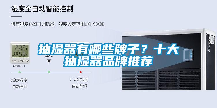 抽濕器有哪些牌子？十大抽濕器品牌推薦