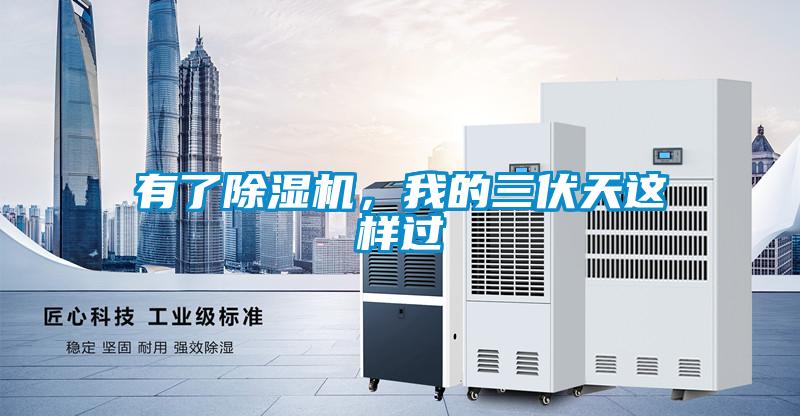 有了除濕機，我的三伏天這樣過