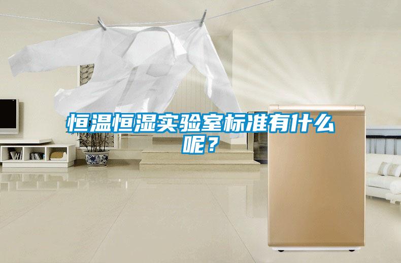 恒溫恒濕實驗室標(biāo)準(zhǔn)有什么呢？