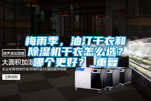 梅雨季，油汀干衣和除濕機(jī)干衣怎么選？哪個(gè)更好？_重復(fù)