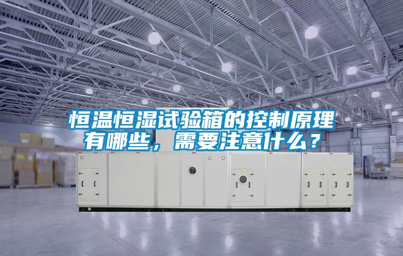 恒溫恒濕試驗箱的控制原理有哪些，需要注意什么？