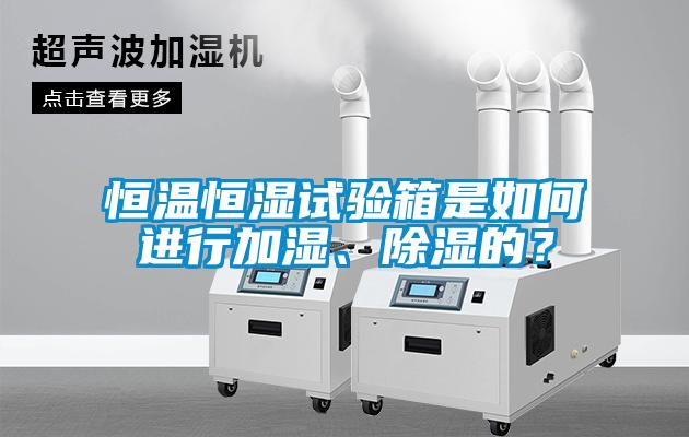 恒溫恒濕試驗箱是如何進行加濕、除濕的？