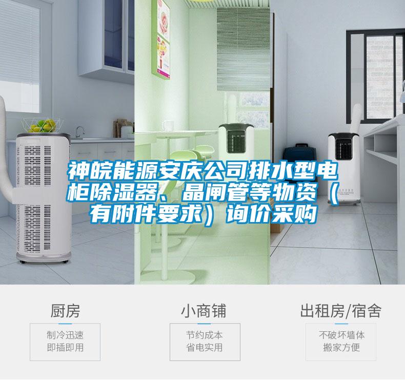 神皖能源安慶公司排水型電柜除濕器、晶閘管等物資（有附件要求）詢價采購