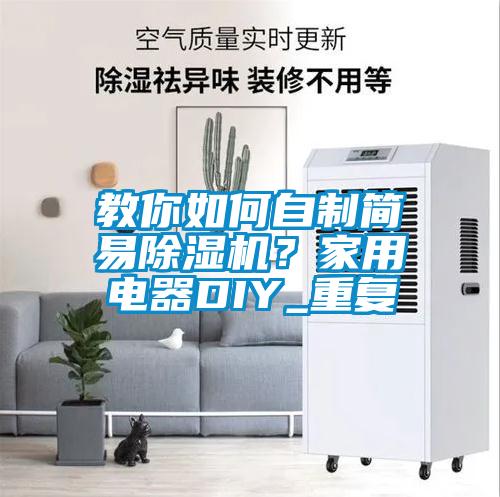 教你如何自制簡易除濕機？家用電器DIY_重復