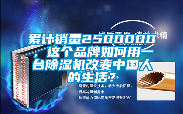 累計(jì)銷量2500000，這個(gè)品牌如何用一臺(tái)除濕機(jī)改變中國(guó)人的生活？