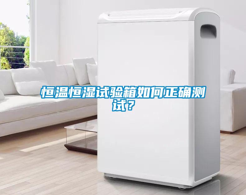 恒溫恒濕試驗(yàn)箱如何正確測試？