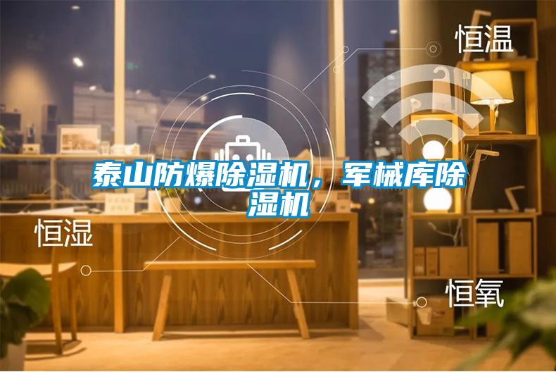 泰山防爆除濕機，軍械庫除濕機