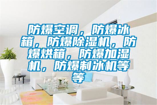 防爆空調(diào)，防爆冰箱，防爆除濕機(jī)，防爆烘箱，防爆加濕機(jī)，防爆制冰機(jī)等等