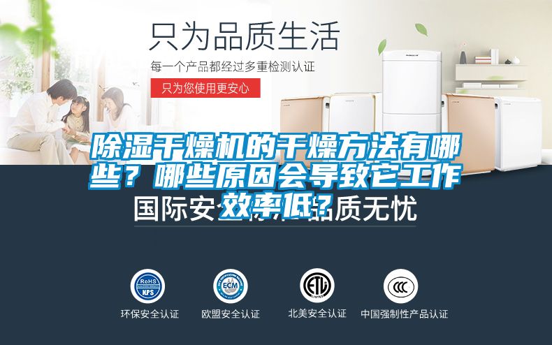 除濕干燥機(jī)的干燥方法有哪些？哪些原因會(huì)導(dǎo)致它工作效率低？