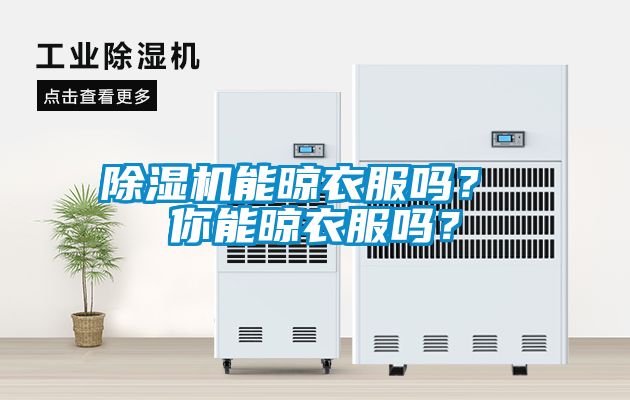 除濕機(jī)能晾衣服嗎？ 你能晾衣服嗎？
