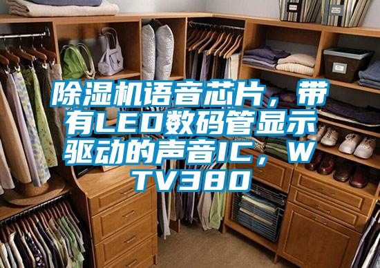 除濕機(jī)語(yǔ)音芯片，帶有LED數(shù)碼管顯示驅(qū)動(dòng)的聲音IC，WTV380