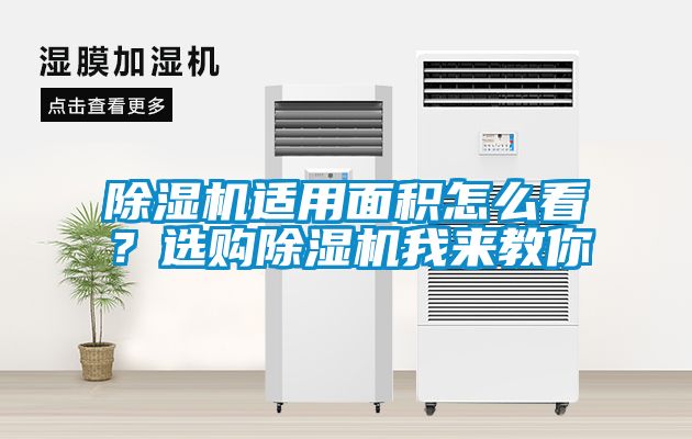 除濕機適用面積怎么看？選購除濕機我來教你