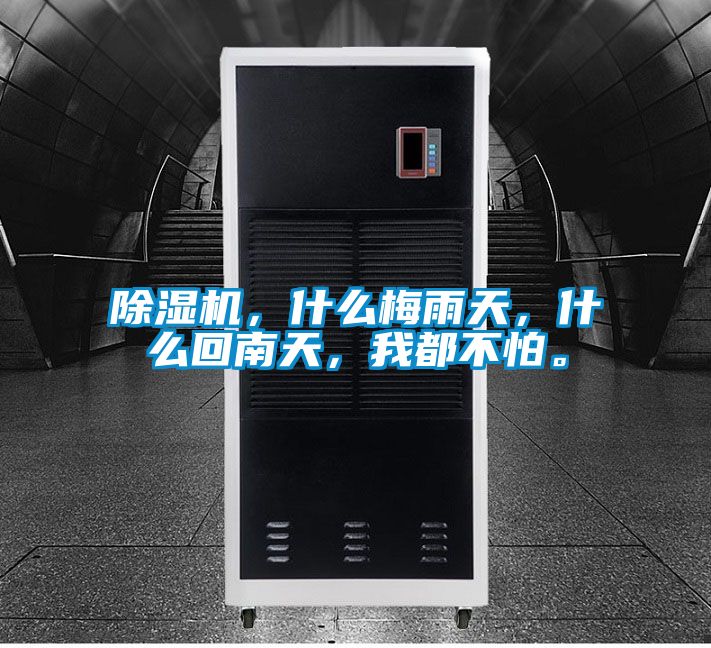 除濕機(jī)，什么梅雨天，什么回南天，我都不怕。