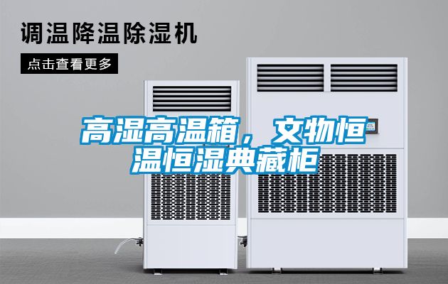 高濕高溫箱，文物恒溫恒濕典藏柜